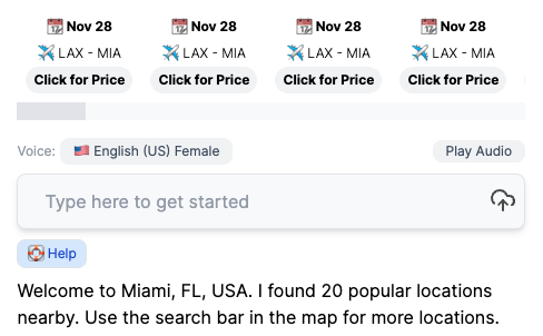 Effortlessly search for flight options from your location to your chosen destination, ensuring a seamless travel experience.